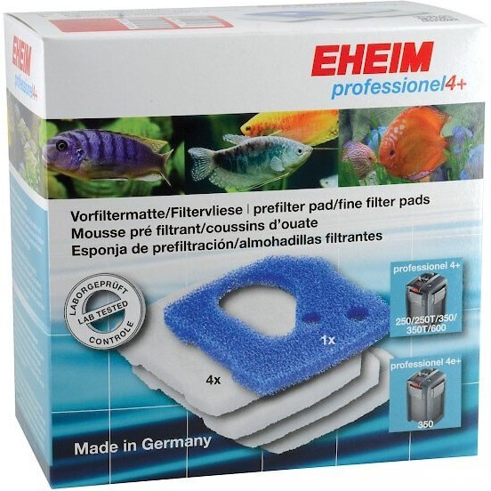 Eheim Pro 4+ Canister Filter Pads， 5 count