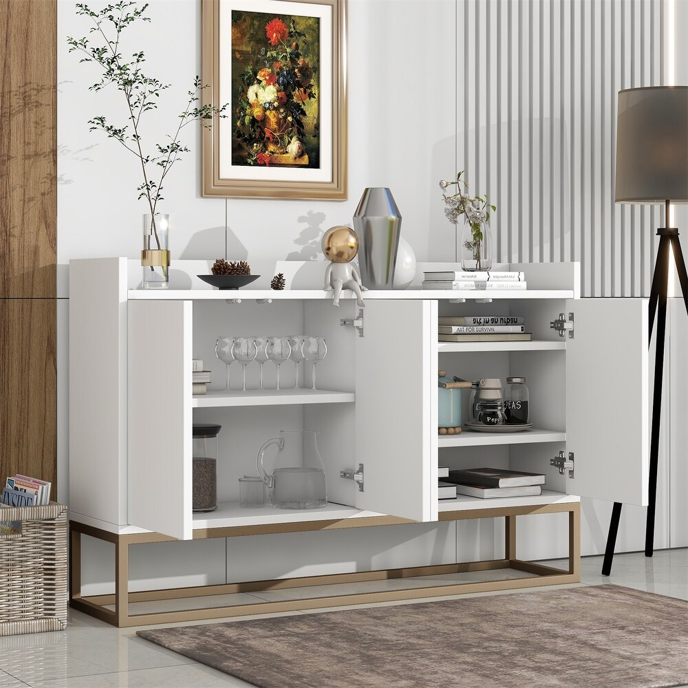 Merax Modern Sideboard Elegant Buffet Cabinet