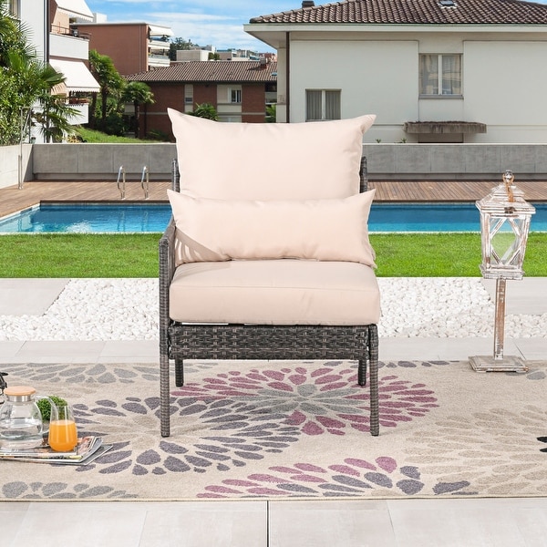 Patio Festival Outdoor Chair with Cushions