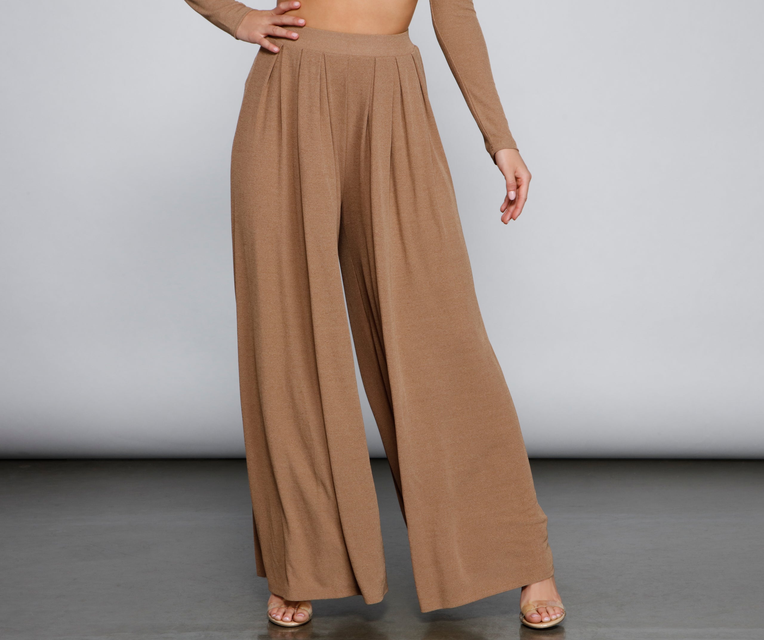 Make It Bold High Waist Palazzo Pants