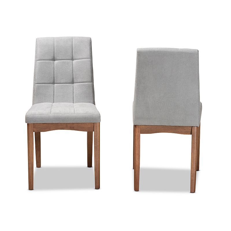 Baxton Studio Tara Dining Chairs 2-piece Set