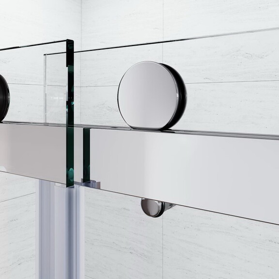 Frameless Glass Shower Doors 56 60 in.W x 76 in. H...