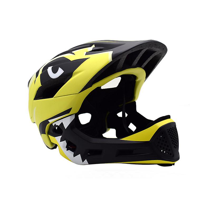 Kids Detachable Full Face Helmet - Sports Safety Helmet for Cycling， Skateboarding， and Roller Skating Adventures