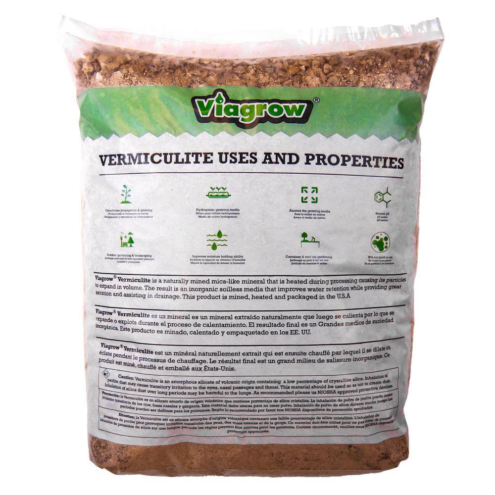 Viagrow Vermiculite Course and Chunky (16 Qt.4 Gal..53 CF) (1-Pack) VER16