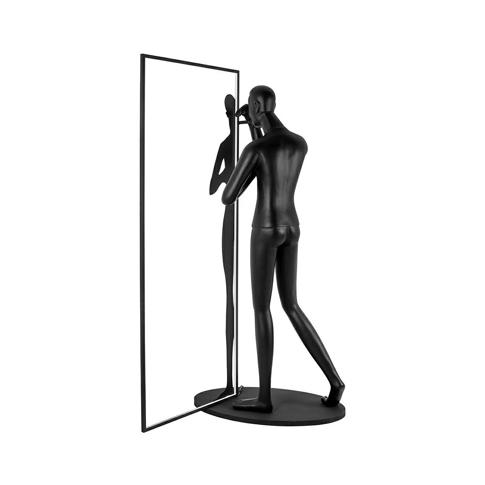 Mirror Sculpture Floor Lamp