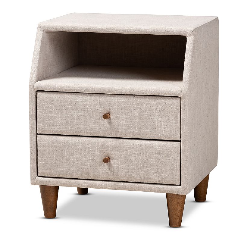 Baxton Studio Claverie Nightstand