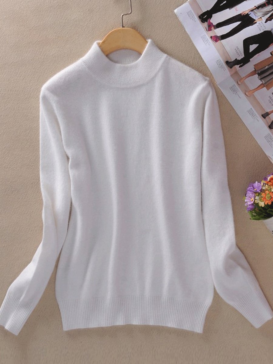 47% Off Women's Half-High Collar Sweater Pullover