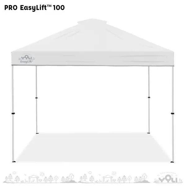 YOLI 10'x10' PRO EasyLift 100 Instant Canopy