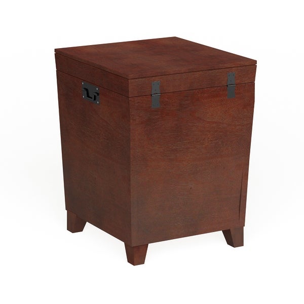 SEI Furniture Liatris Espresso Trunk Side Table