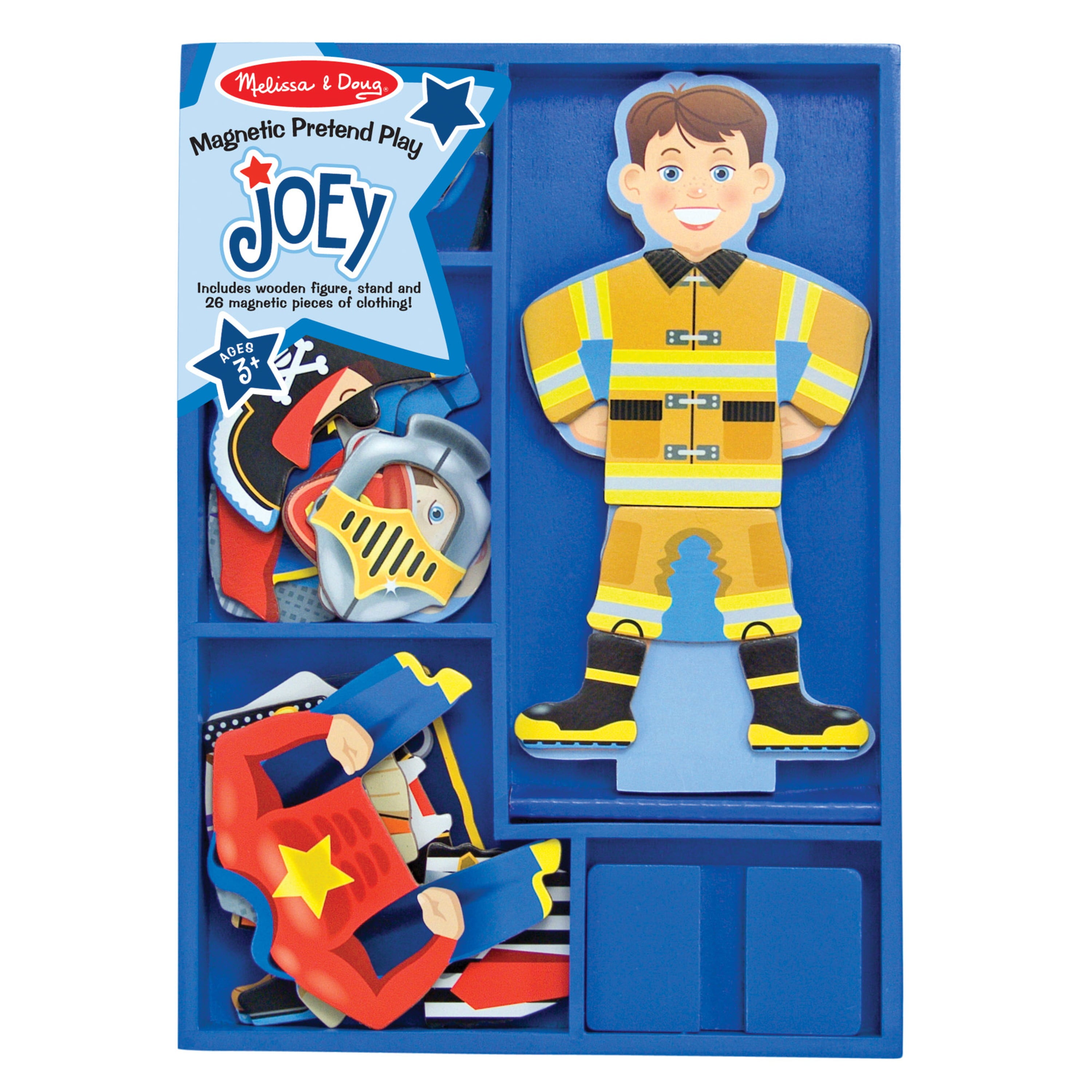 Melissa and Doug Joey Magnetic Wooden Dress-Up Pretend Play Set (25+ pcs)