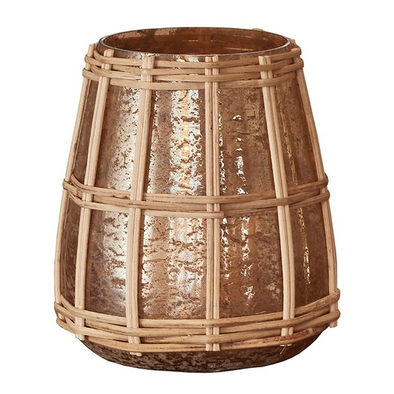 47th   Main DMR020 Gold Bamboo Candle Holder