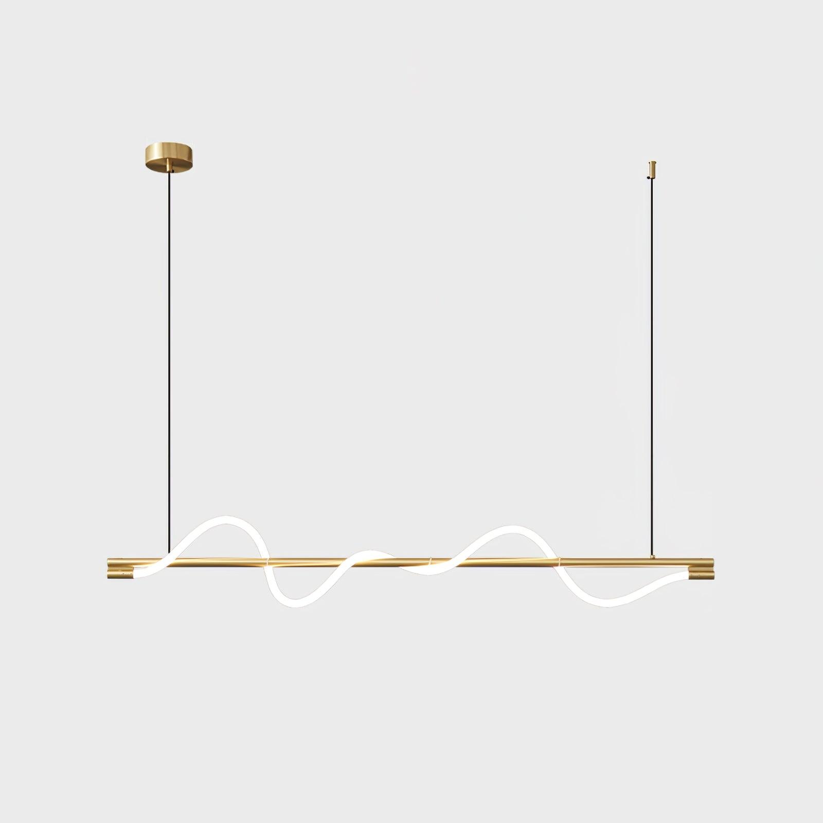 Linear Curve Island Pendant Lamp