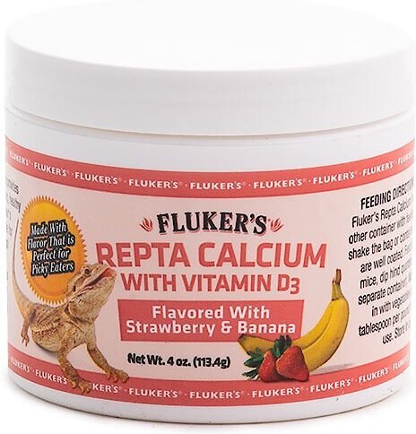 Fluker's Strawberry Banana Flavored Reptile Calcium Supplement