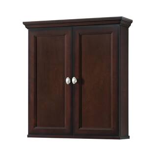 Home Decorators Collection Teagen 25 in. W Wall Cabinet in Dark Espresso Teagen WC-EB