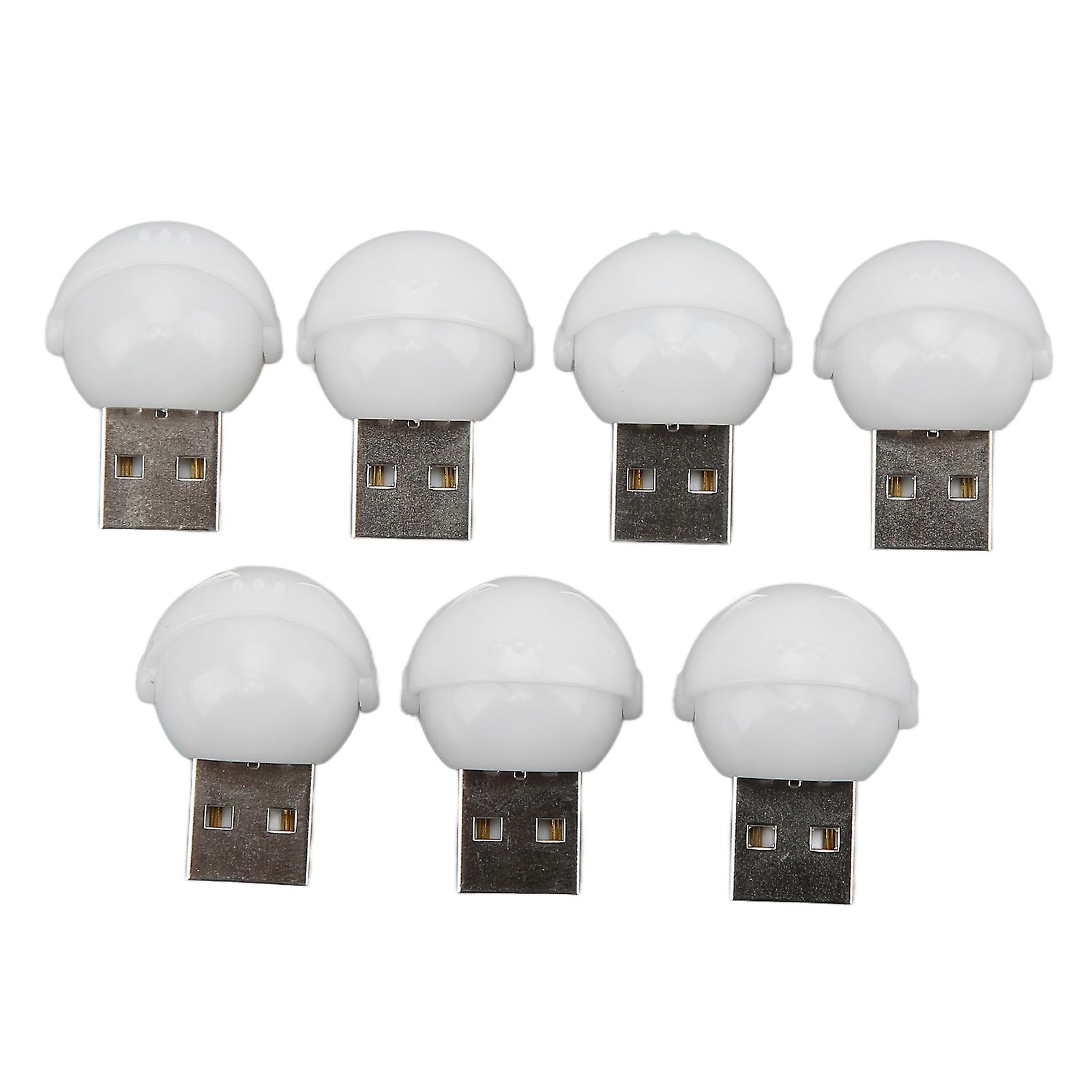 7pcs Led Car Interior Atmosphere Lamp 7color Usb Ambient Lamp For Computers Laptop Power Bank