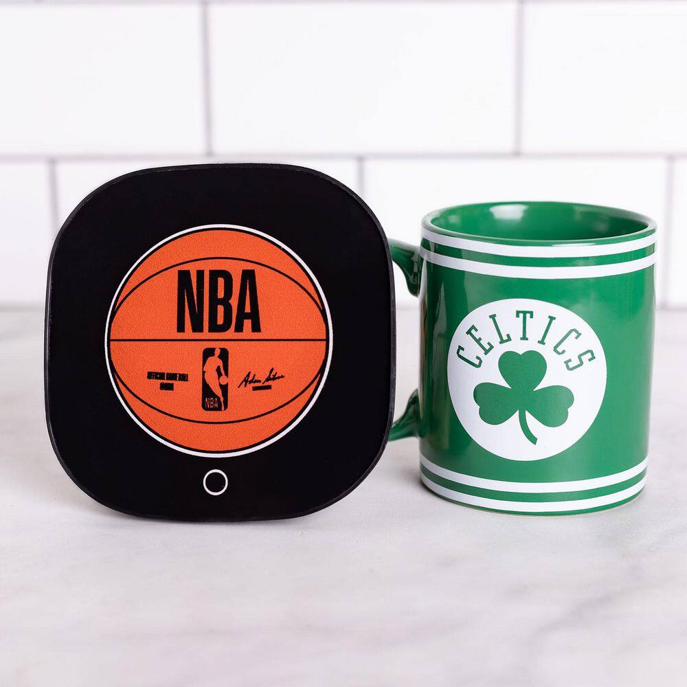 Uncanny Brands NBA Boston Celtics Single-Cup Green Coffee Mug with Warmer for Your Drip Coffee Maker MW1-NBA-CEL-LG1