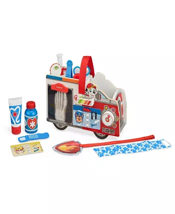 Melissa and Doug Paw Patrol Marshalls Rescue 14 piece Caddy Play Set