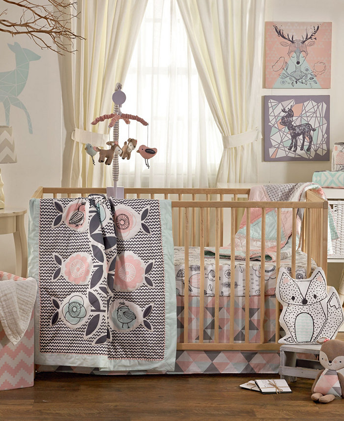 Lolli Living Sparrow - 4 Piece Crib Bedding Set