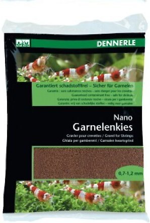 Dennerle Nano Garnelenkies Shrimp Aquarium Gravel， 4.4-lb bag