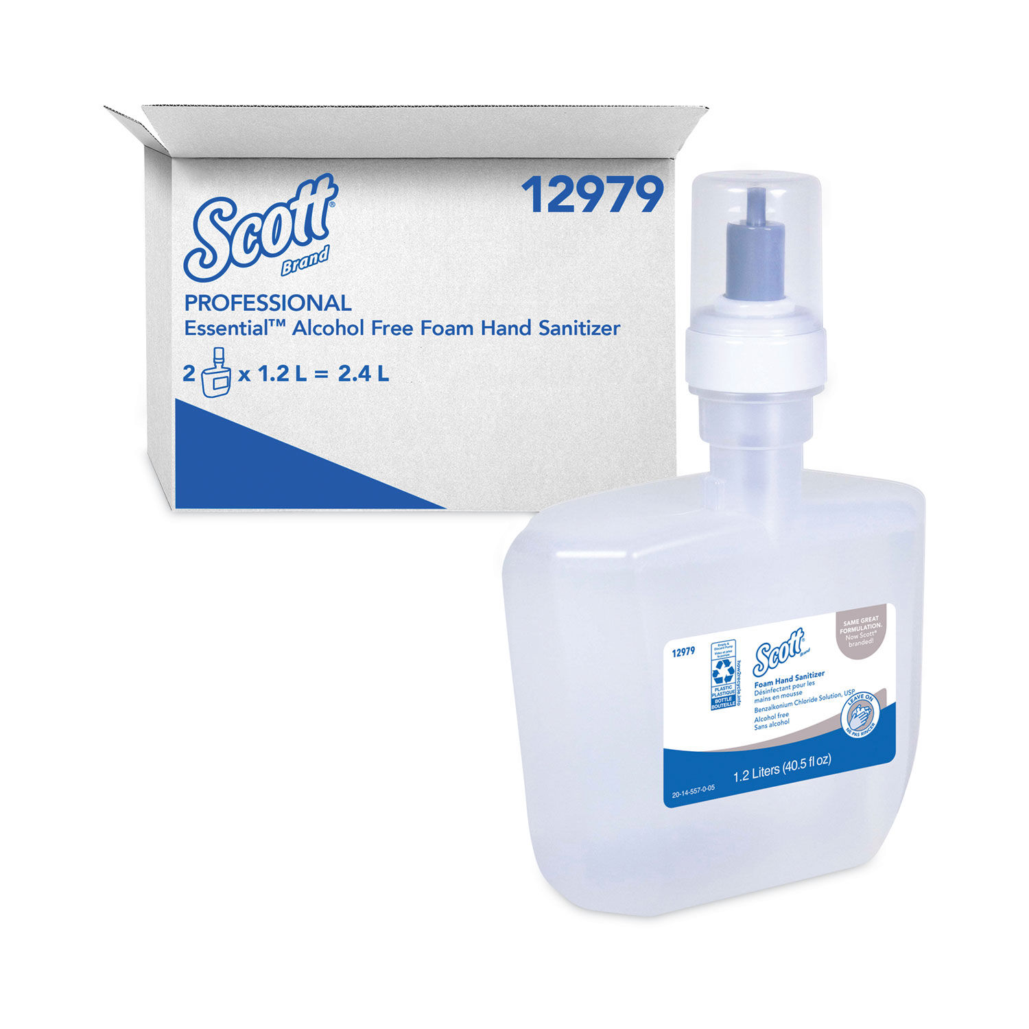 Essential Alcohol-Free Foam Hand Sanitizer by Scottandreg; KCC12979