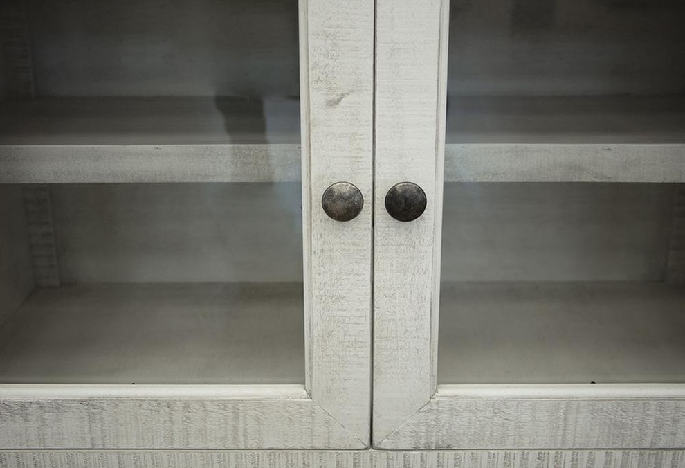 Stonegate TV Stand   60 quot  Farmhouse   Entertainment Centers And Tv Stands   by Crafters and Weavers  Houzz