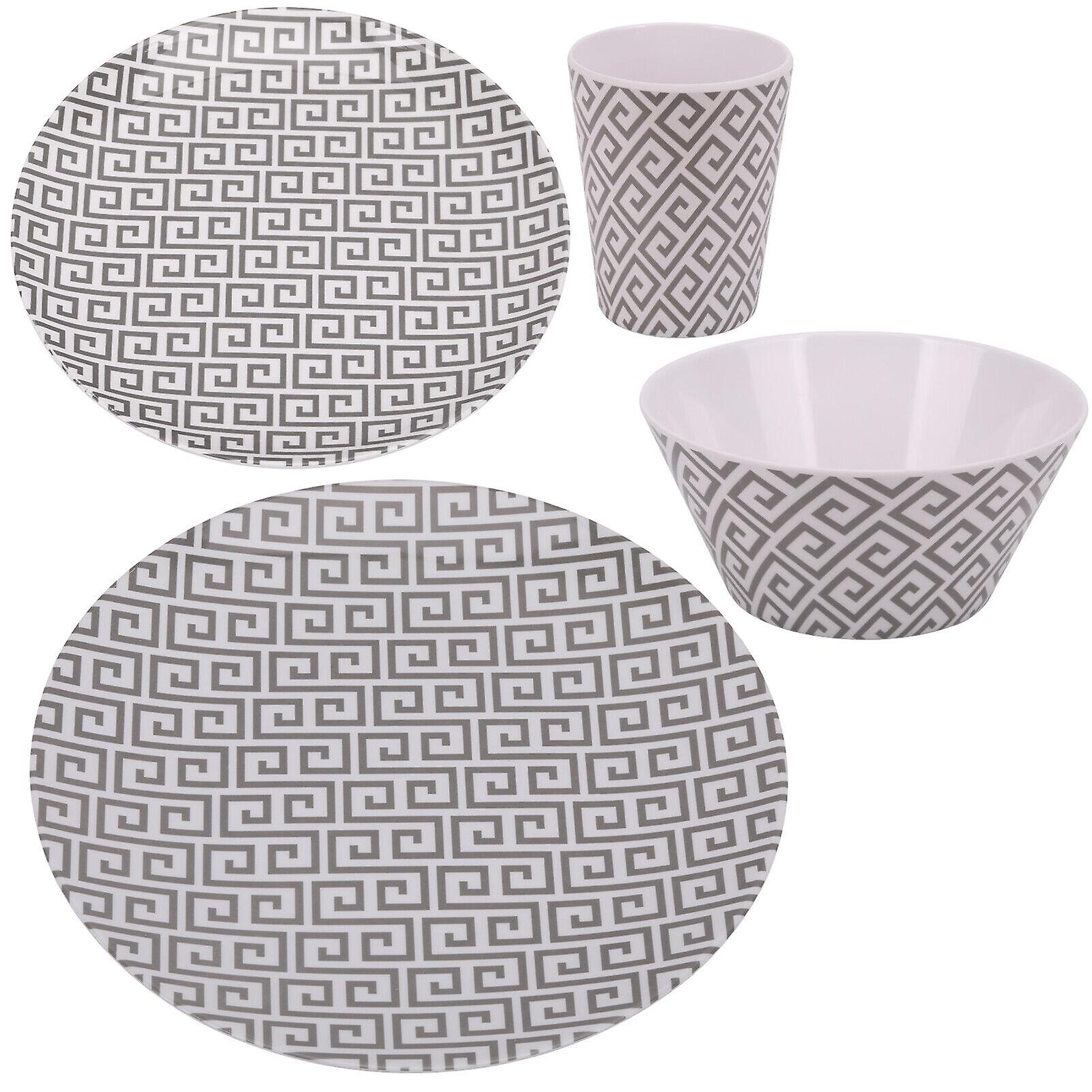 Caravan Camping Melamine Dinner Set