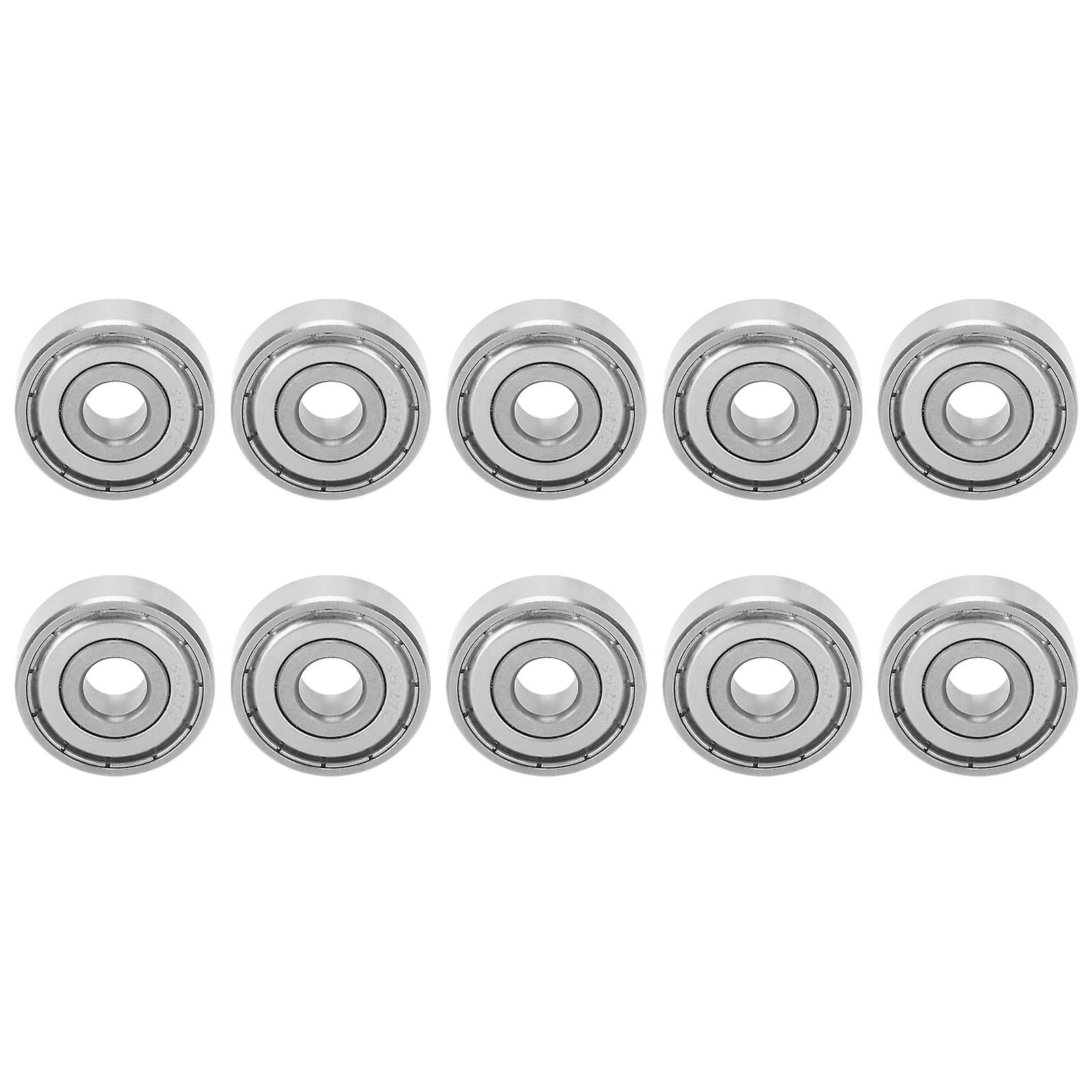 10pcs Ball Bearings Stainless Steel High Rotating Speed Roller Skating Accessories S627z