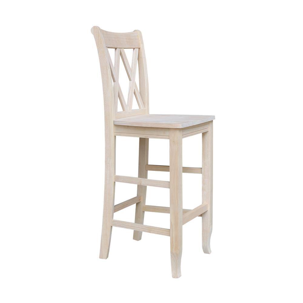 International Concepts 46 in. Double X-Back Stool S-203