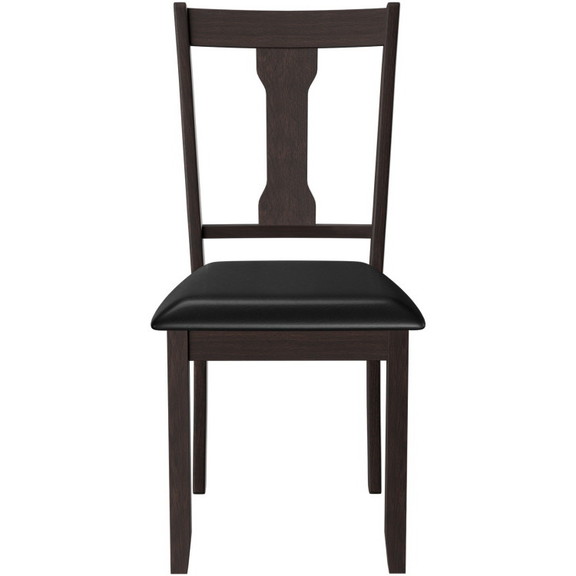 Costway 75623981 Set of 2 Dining Room Chair with R...