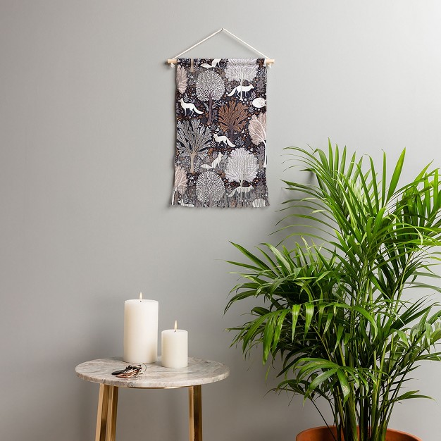 Avenie Countryside Forest Snow Fox Fiber Wall Hanging Society6