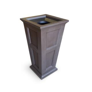 Mayne Fairfield 40 in. Tall 24 Gal. Espresso Waste Bin 8874-ES