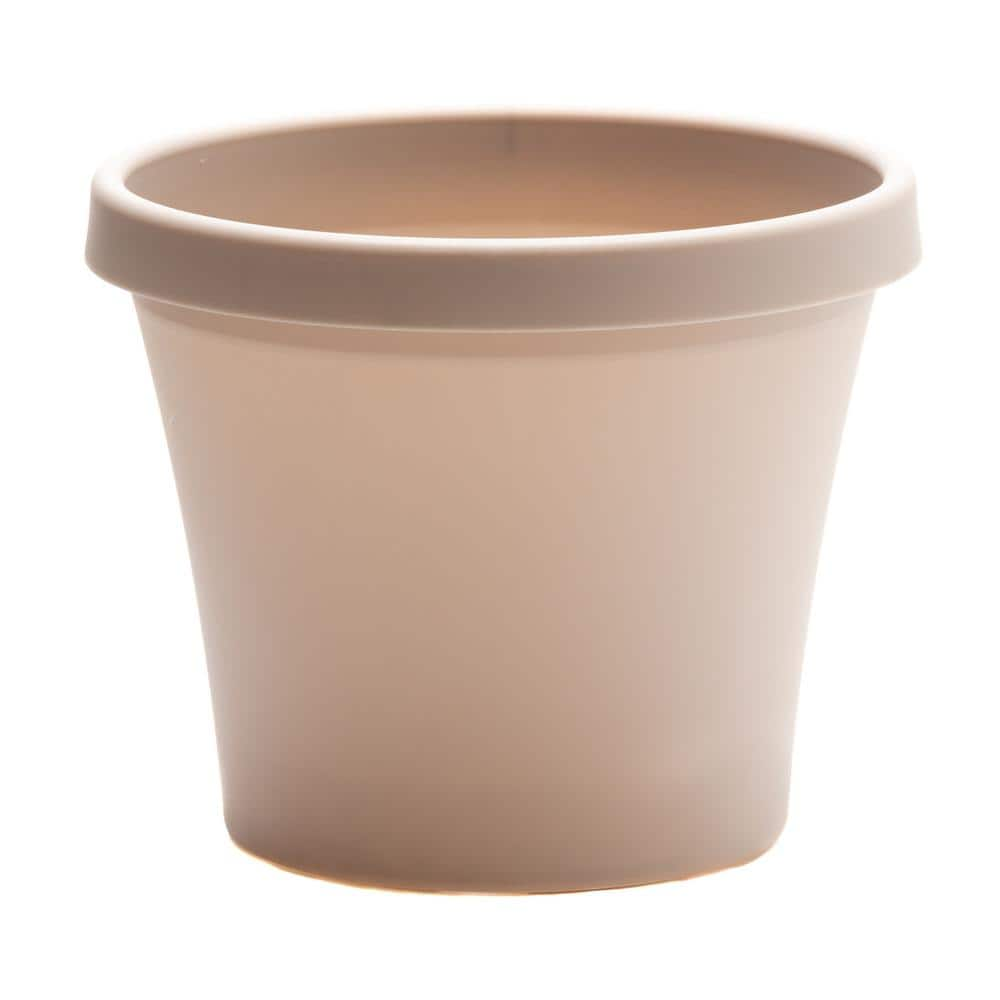 Bloem Terra 16 in. x 14.25 in. Pebble Stone Plastic Planter TR1683