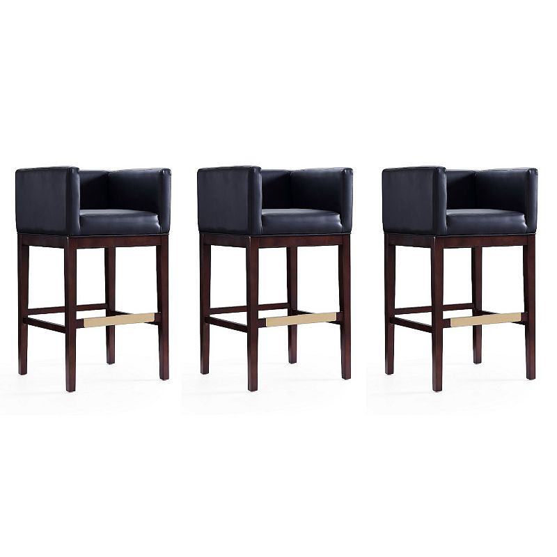 MANHATTAN COMFORT Kingsley Bar Stool 3-piece Set