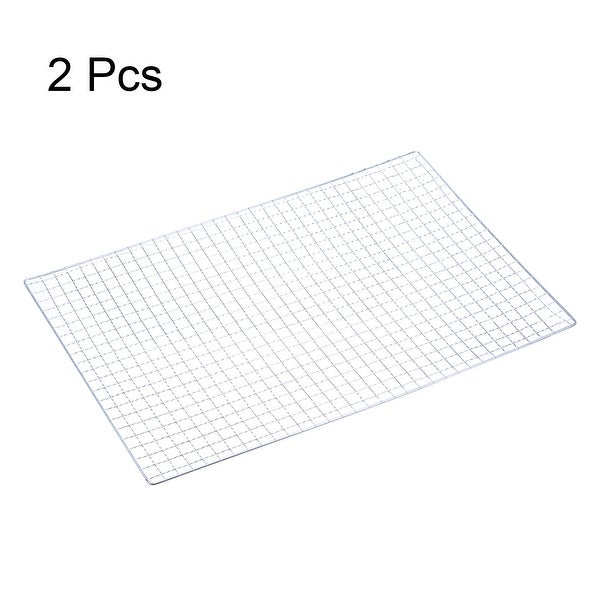 2pcs Square BBQ Grill Net 11.8