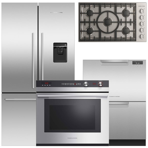 Fisher and Paykel Stainless Steel Four Piece Kitchen Suite