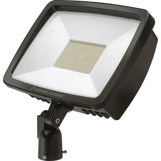 Lithonia Lighting Contractor Select TFX4 296-Watt Bronze Slipfitter Mount Outdoor Integrated LED Flood Light 4000K TFX4 LED 40K MVOLT IS DDBXD