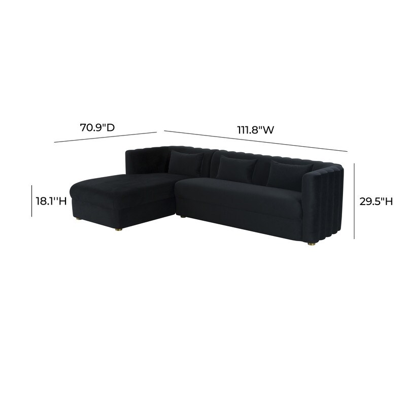 Callie Velvet Sectional