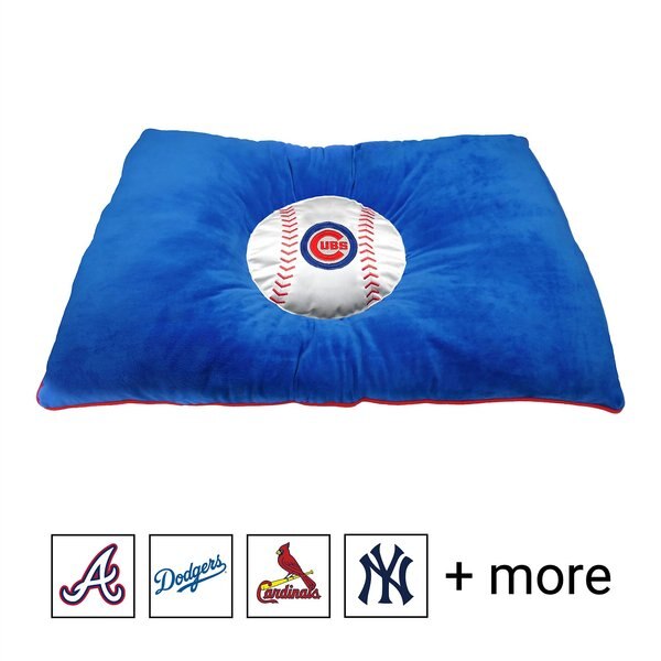 Pets First MLB Baseball Pillow Dog Bed