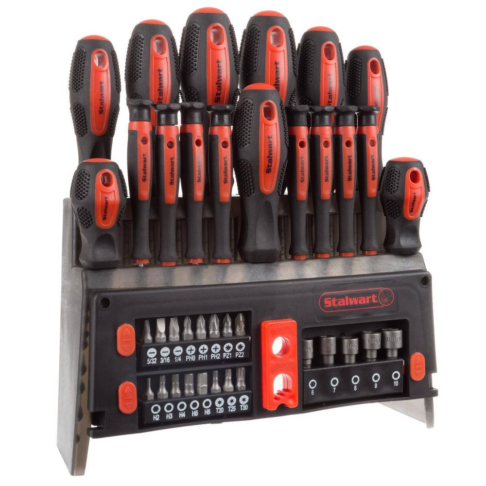 Stalwart Screwdriver Set with Magnetic Tips (39-Piece) HW5500018