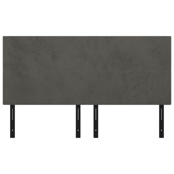 vidaXL Headboard Dark Gray 39.4