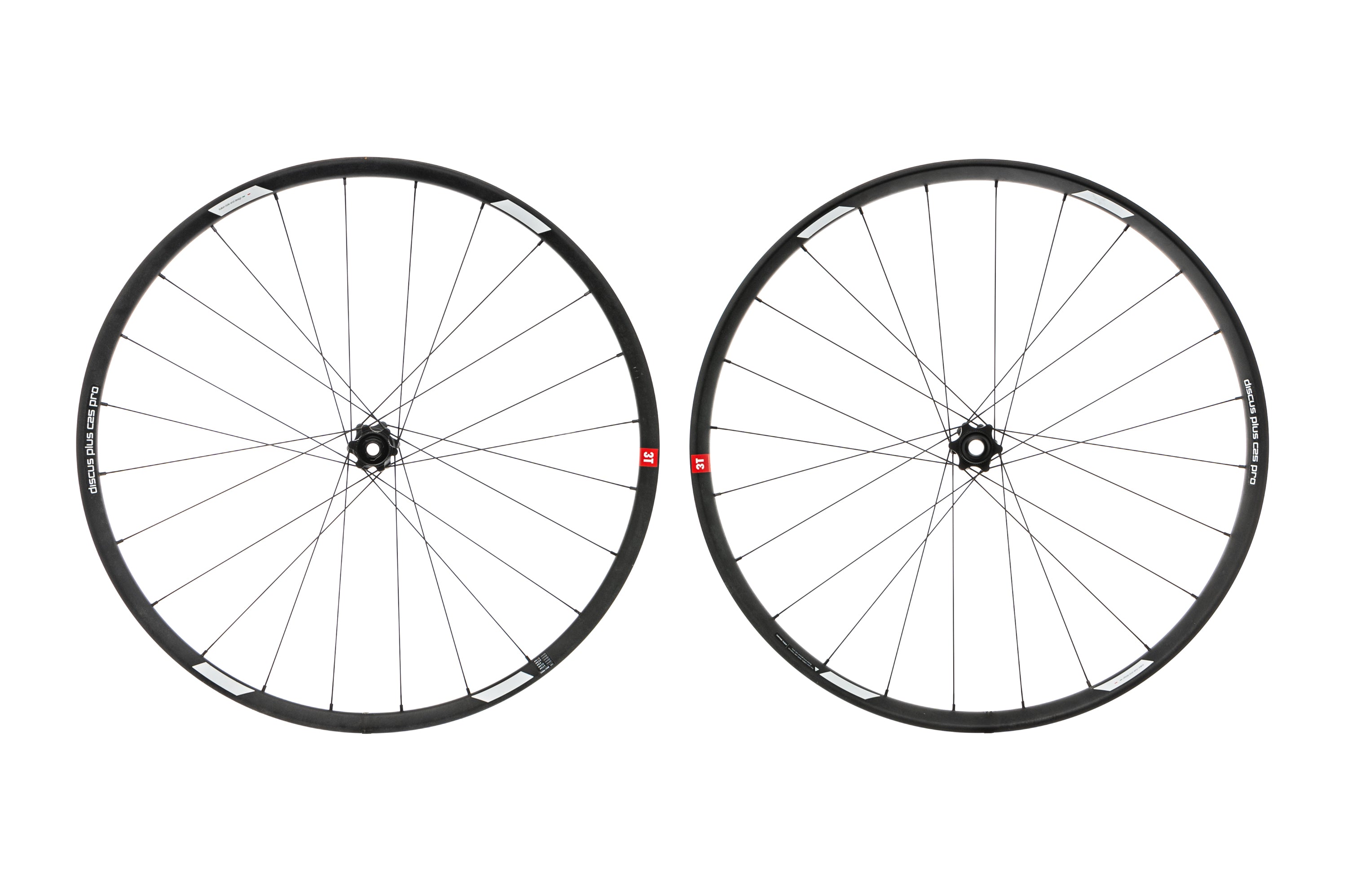 3T Discus Plus C25 Pro Disc Aluminum Tubeless 650b Wheelset