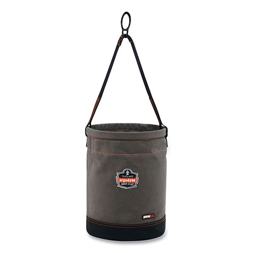 Ergodyne Arsenal 5960 Canvas Hoist Bucket with D-Rings | 150 lb， Gray | EGO14960