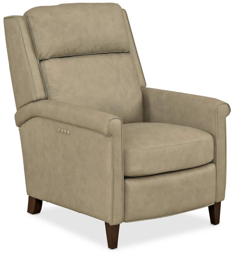 Hooker Furniture Living Room Rankin Power Recliner With Power Headrest