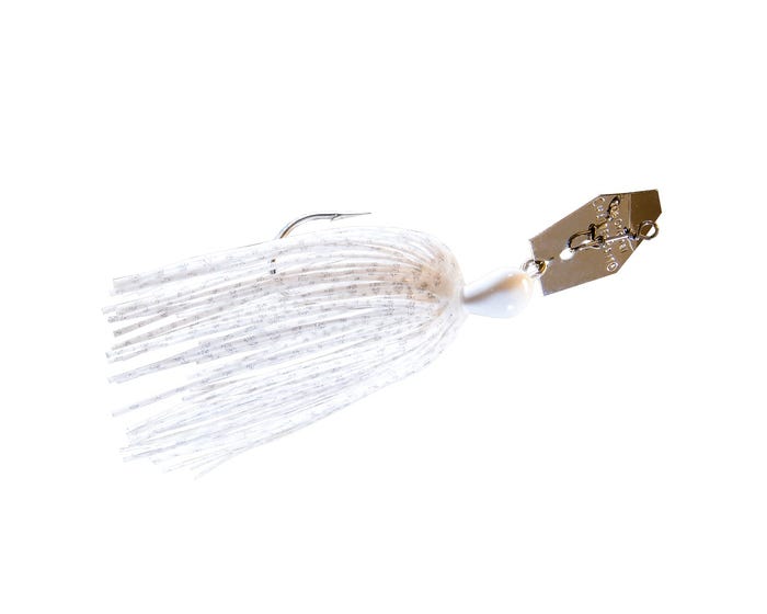 Z-Man The Original Chatterbait Fishing Lure， White - CB38-08