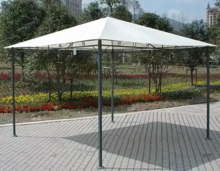 Popular factory  Supply Aluminum Metal Outdoor Bar Grill Bbq Gazebo garden