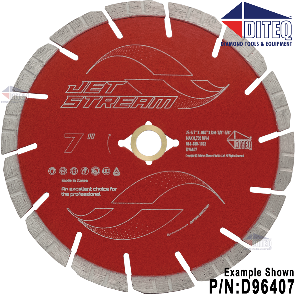 7 Jet Stream Diamond Blades