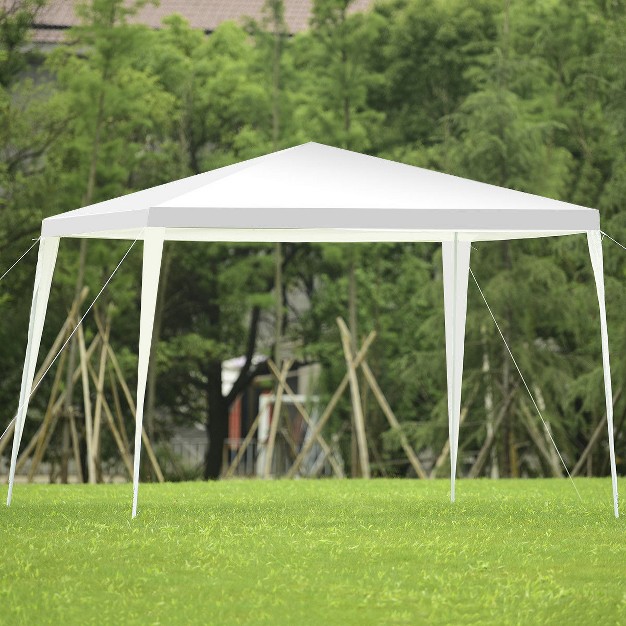 Costway 10 x27 x10 x27 Outdoor Heavy Duty Pavilion Cater Events Outdoor Party Wedding Tent White