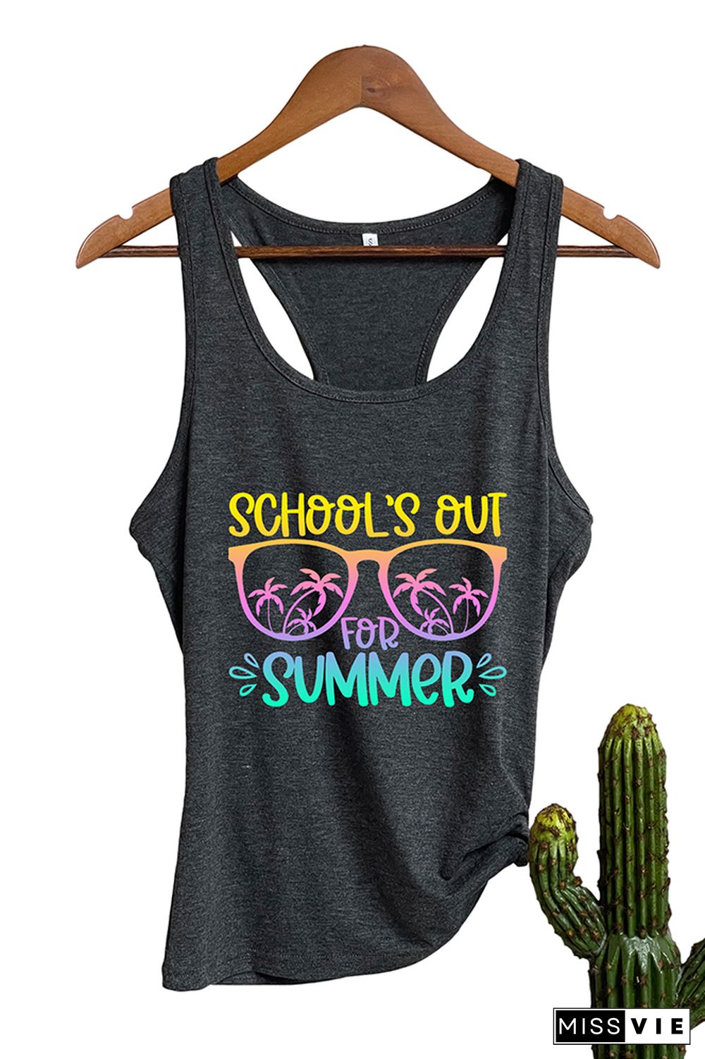 Schools Out For Summer, Teacher Life, Summer Vacation Tank Top Wholesale