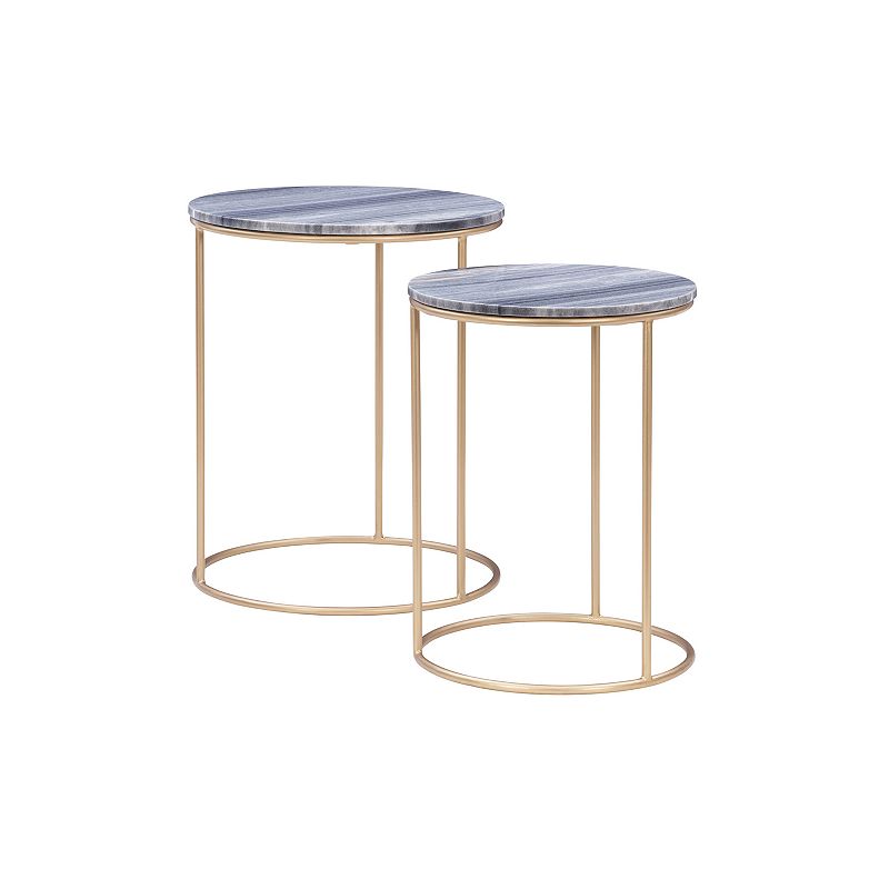 Linon Fonner Nesting Tables 2-Piece Set