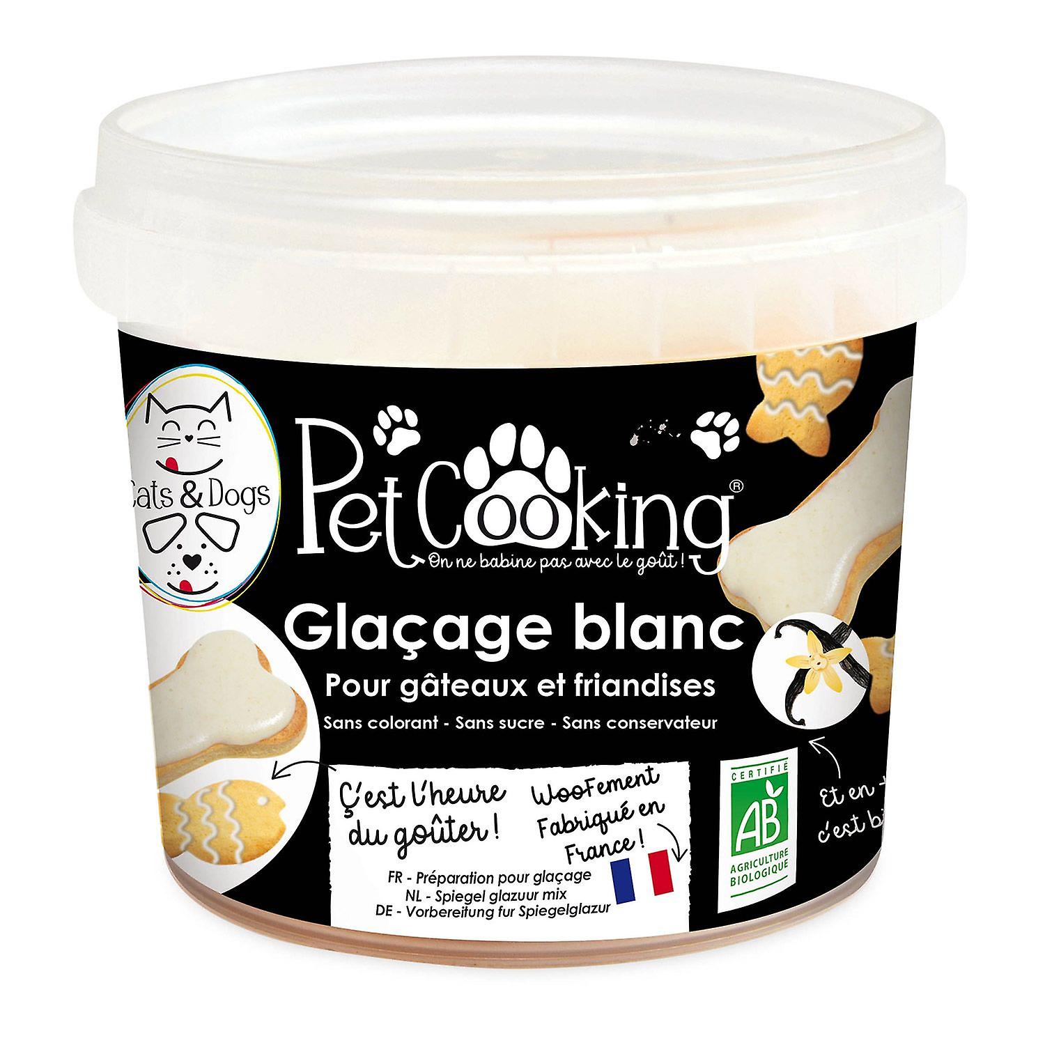 White icing for dogs and cats treats 150 g